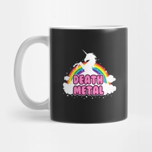 death metal parody funny unicorn Mug